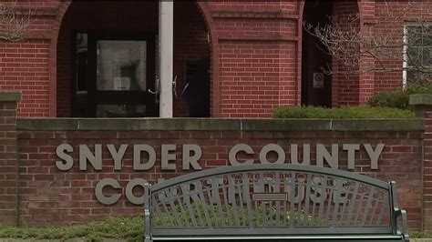 The <b>Snyder</b> <b>County</b> <b>Probation</b> Department monitors and enforces court-ordered conditions, engage offenders in initiatives geared at reducing recidivism, and enforce the payment of fines, costs and restitution. . Snyder county probation